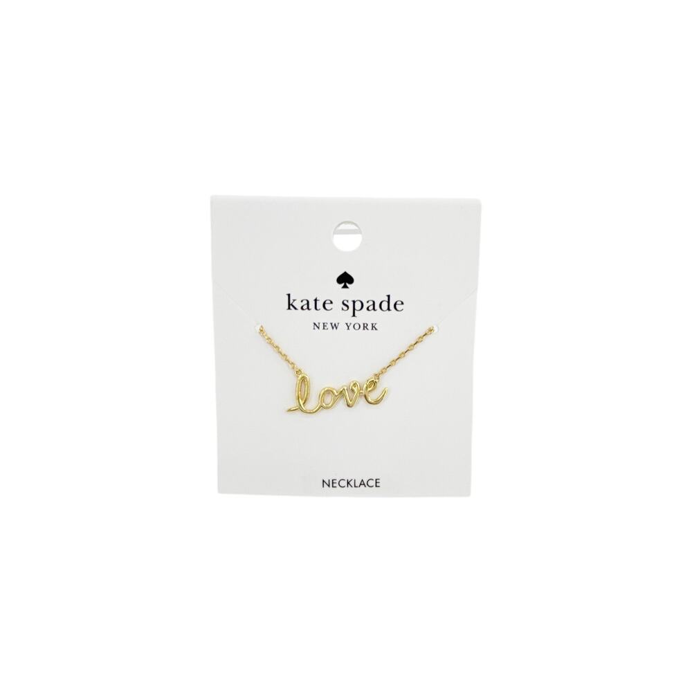 KATE SPADE New York Say Yes Love Pendant in Gold